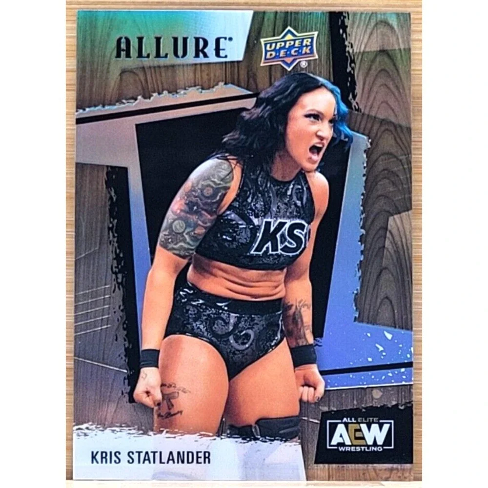 2022 UPPER DECK AEW ALLURE KRIS STATLANDER TABLE‎ REFRACTOR